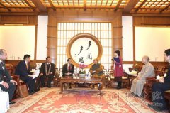 日本佛教传道协会青木晴美理事一行赴法源寺参观访问